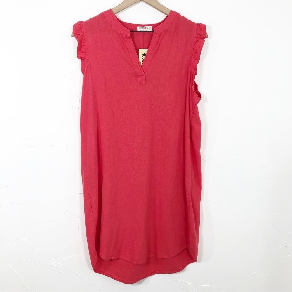 🔥 Anthropologie 4Our Dreamers red tunic dress Small